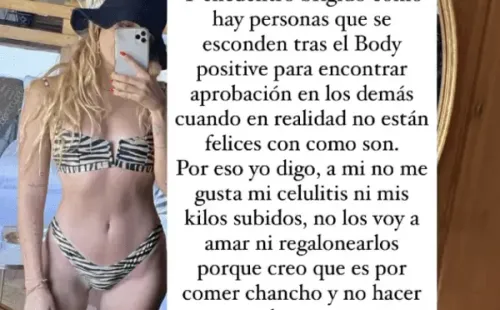 Los polémicos mensajes que Daniela Castro compartió en Instagram.(2)