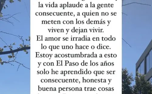 La conclusión del escándalo que Daniela Castro detonó en Instagram.(1)