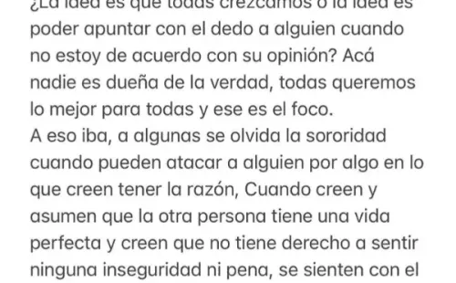 La conclusión del escándalo que Daniela Castro detonó en Instagram.(3)