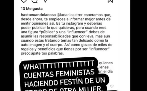 La conclusión del escándalo que Daniela Castro detonó en Instagram.(6)
