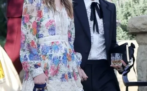 Harry Styles junto a Olivia Wilde en el matrimonio que vivieron el fin de semana recién pasado en California.(2)