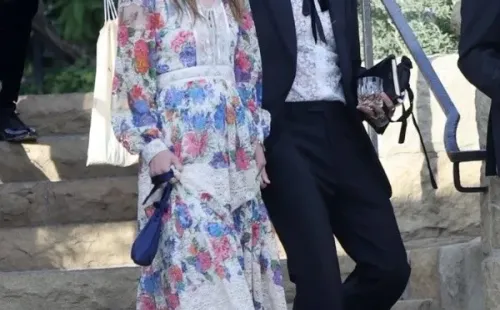 Harry Styles junto a Olivia Wilde en el matrimonio que vivieron el fin de semana recién pasado en California.(4)