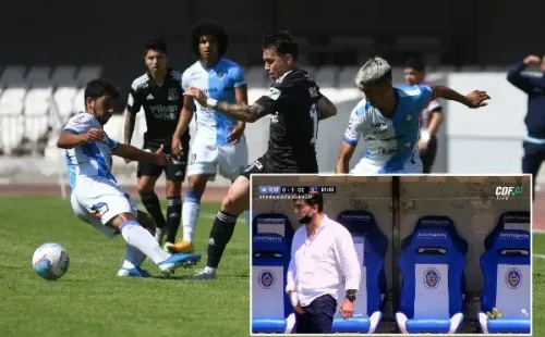 Quinteros realizó un popular “Pato Yáñez” durante el choque ante los Pumas.