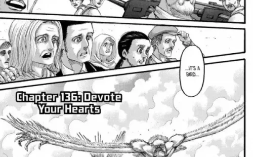 Las páginas filtradas del número 136 del manga “Shingeki No Kyojin”.(1)