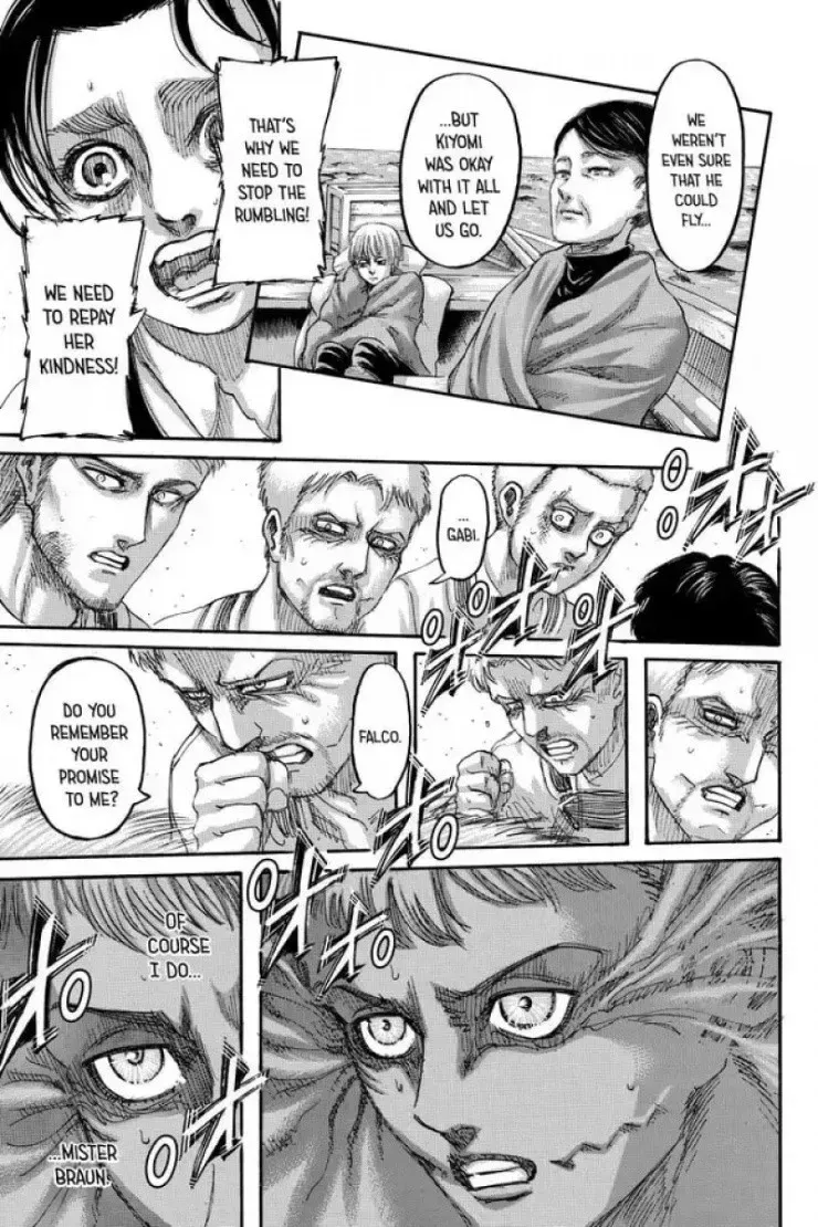 Las páginas filtradas del número 136 del manga “Shingeki No Kyojin”.(2)