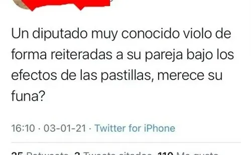 Captura de Twitter