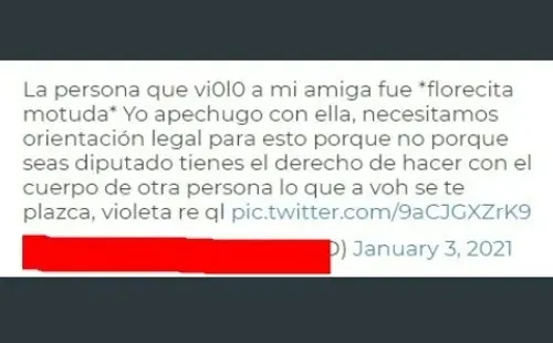 Captura de Twitter