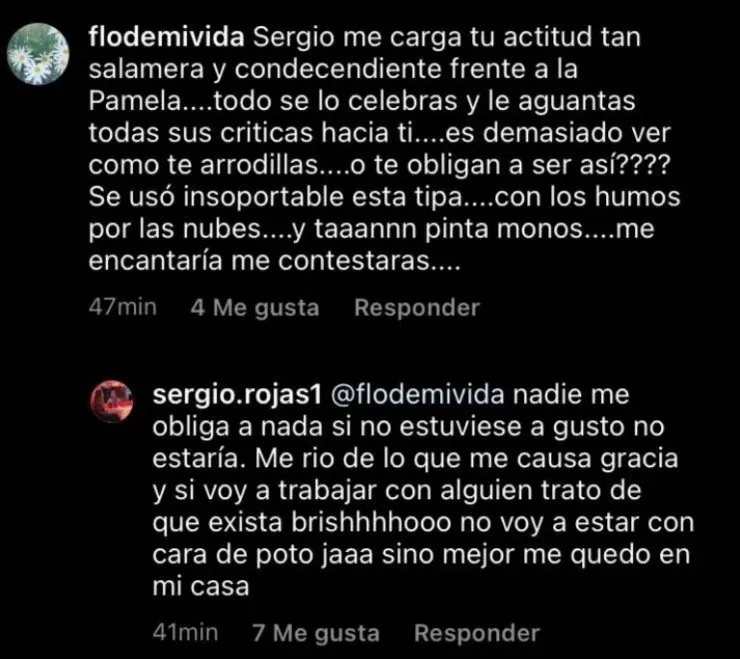 Sergio Rojas Pamela Díaz