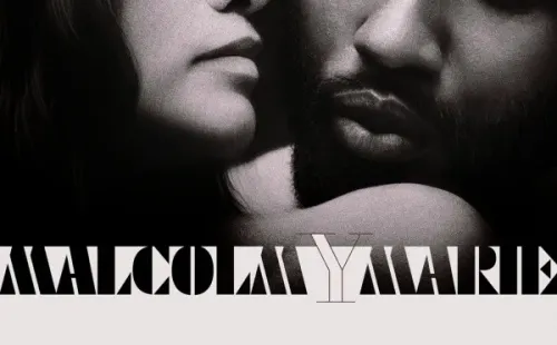 Afiche oficial de “Malcolm y Marie”, lo nuevo de Netflix con Zendaya.