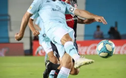 Lisandro López anotó un golazo para el triunfo de Racing ante Newell’s. Foto: Racing
