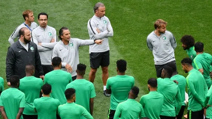 Juan Antonio Pizzi en el Mundial de Rusia 2018