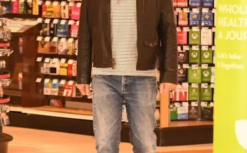 Bruce Willis en el local de Rite-Aid.