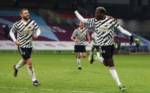 Paul Pogba marcó el único tanto en al victoria que los dejó punteros de la Premier League contra el Burnley. (Foto: Getty)