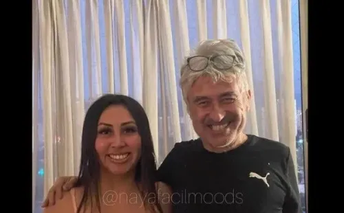 Naya Fácil junto a Jorge González