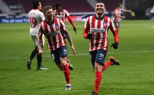 El Atlético de Madrid pasa por un buen momento, siendo líder de La Liga con amplia ventaja. Foto: Getty.