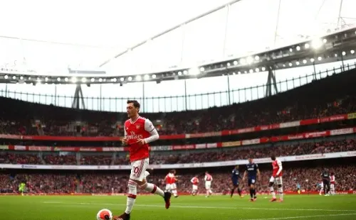 Ozil estuvo 318 días sin jugar por el Arsenal.