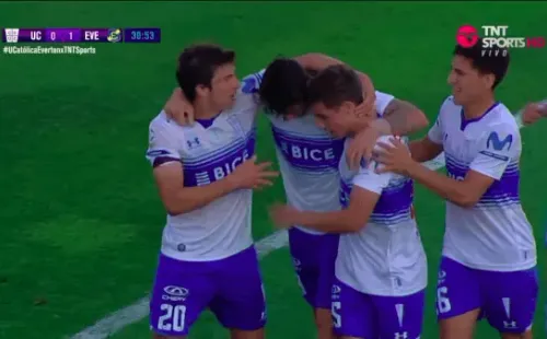 La UC celebró el empate marcado por el juvenil.