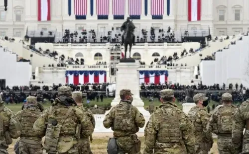 El Capitolio con un fuerte resguardo militar. (Foto: Getty)