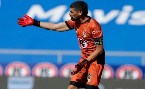Matías Cano se emocionó y prometió pelear con todo para mantener a Coquimbo Unido en Primera. Foto: Agencia Uno