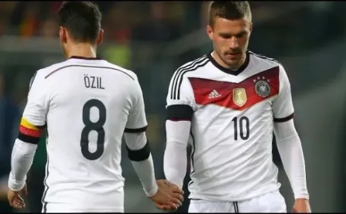 Ozil y Podolski ganaron la Copa MUndial de 2014 con Alemania.
