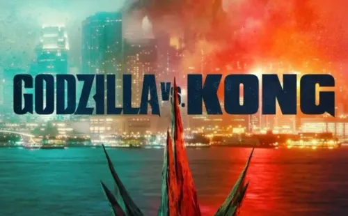 El impresionante afiche de “Godzilla vs. Kong”.