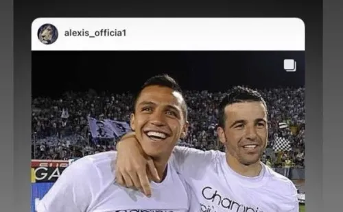 Sánchez y Udinese intercambiaron lindas palabras en Instagram.