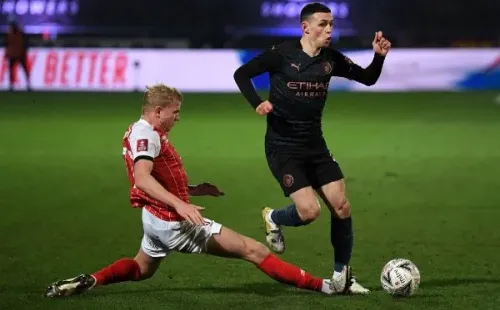 Foden marcó el 1-1 del partido ante el elenco de la cuarta división inglesa.