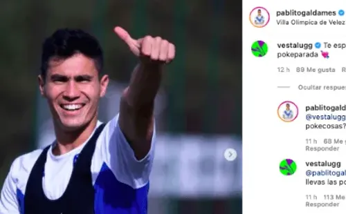 La romántica broma al estilo Pokemón entre Vesta Lugg y Pablo Galdames.