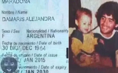 Estos documentos probarían que Damaris efectivamente es hija del Diez.