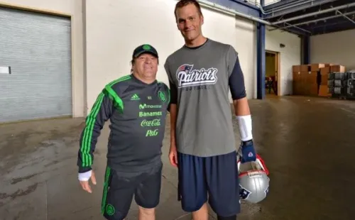 El Piojo y el GOAT se tomaron la famosa foto en 2014.