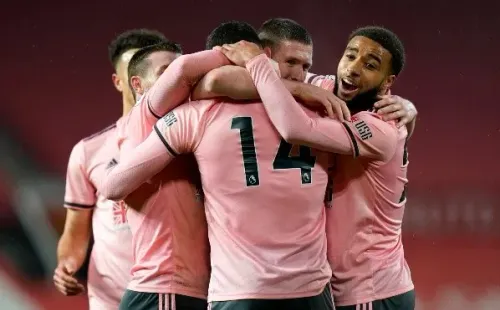No estaba en los cálculos de nadie: el Sheffield derrotó al United y lo privó de quedar como líder. Foto: Getty.