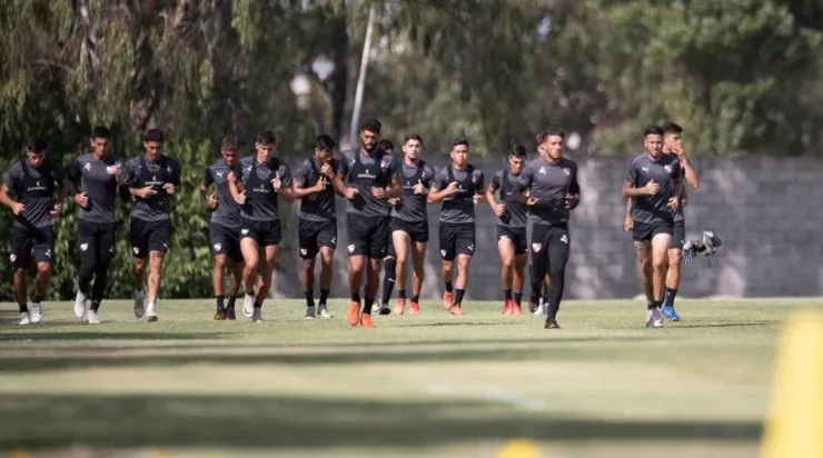 Independiente y Pedro Pablo Hernández trabajan con todo al mando de Falcioni. Foto: Independiente