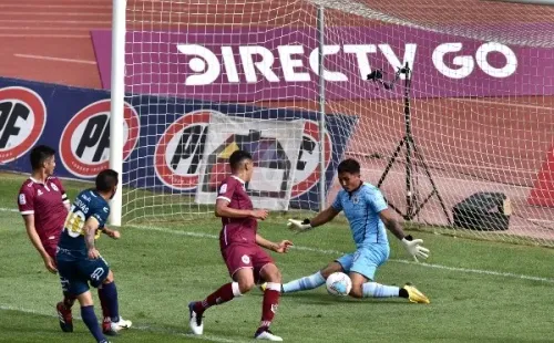 Zacarías López seguirá en el arco de Deportes La Serena por las próximas dos temporadas. Foto: Agencia Uno