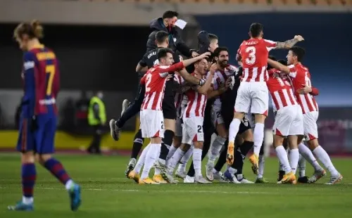 Locura total en Bilbao. Los vascos dieron vuelta el partido tres veces para finalmente quedarse con la copa. (Foto: Getty)