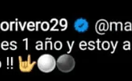 Octavio Rivero se comprometió a volver a principios o mediados de 2021