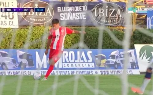 El 0-1 de San Felipe contra Melipilla en la final de ida de la liguilla de ascenso a Primera A.