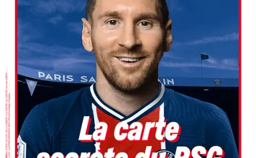 La polémica portada de France Football con Lionel Messi en PSG