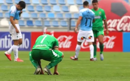Audax se farreó la victoria en su visita a El Teniente y se complican con el descenso. Foto: Agencia UNO.