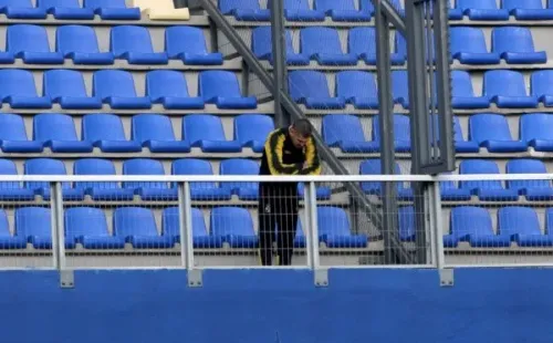 Orellana deberá ser el encargado de reemplazar a Matías Cano en la portería coquimbana, luego de que este último fuese expulsado en el partido anterior. Foto: Agencia UNO.