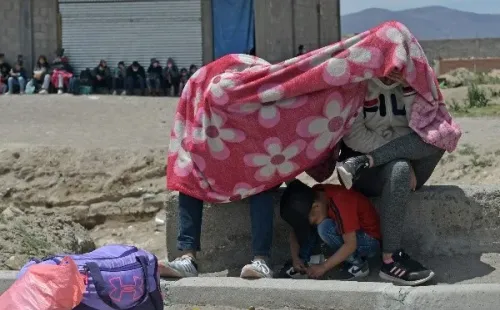 Crisis migrata en Colchane /    Agencia UNO