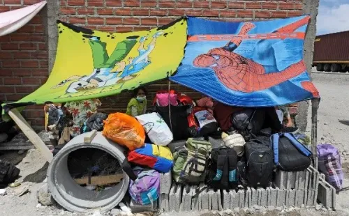 Crisis migrata en Colchane /    Agencia UNO