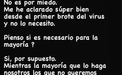 La negativa a la vacuna contra la Covid-19 de Leo Méndez Jr.