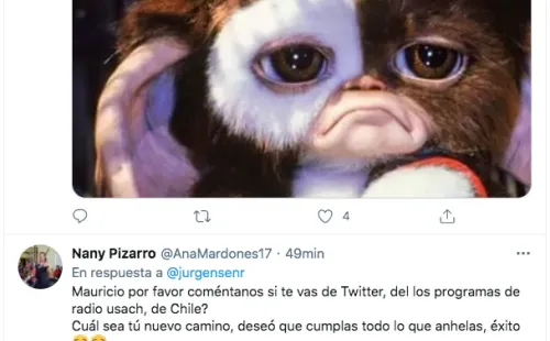 Las reacciones al cierre de la cuenta de Mauricio Jürgensen en Twitter.(11)