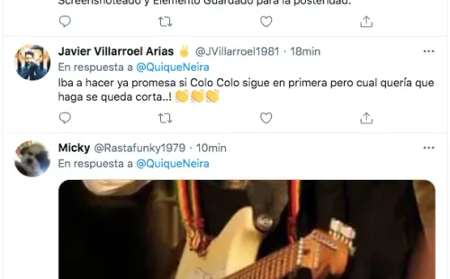 Las reacciones que detonó laapuesta de Quique Neira sobre el futuro de Colo Colo.(13)