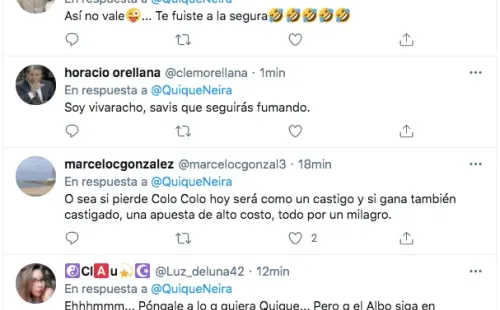Las reacciones que detonó laapuesta de Quique Neira sobre el futuro de Colo Colo.(3)