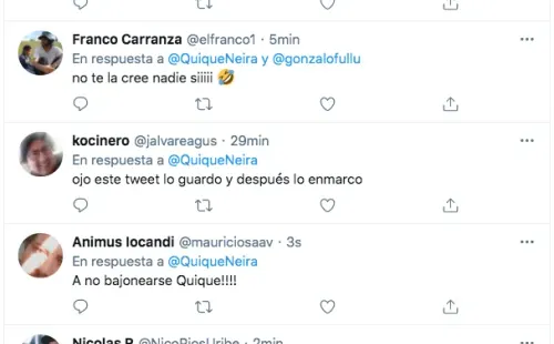 Las reacciones que detonó laapuesta de Quique Neira sobre el futuro de Colo Colo.(8)