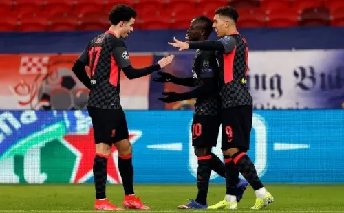 Un respiro, entre medio de malos resultados, obtuvo el Liverpool tras derrotar al Leipzig en la Champions League. Foto: Getty.