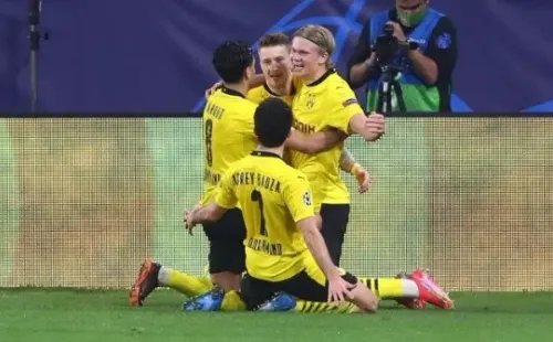 Haaland marcó un doblete ante Sevilla.