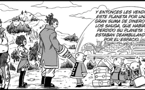 Algunas de las escenas en el Dragon Ball Super 69.(1)