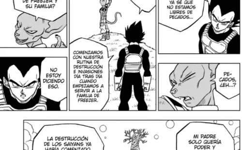 Algunas de las escenas en el Dragon Ball Super 69.(3)